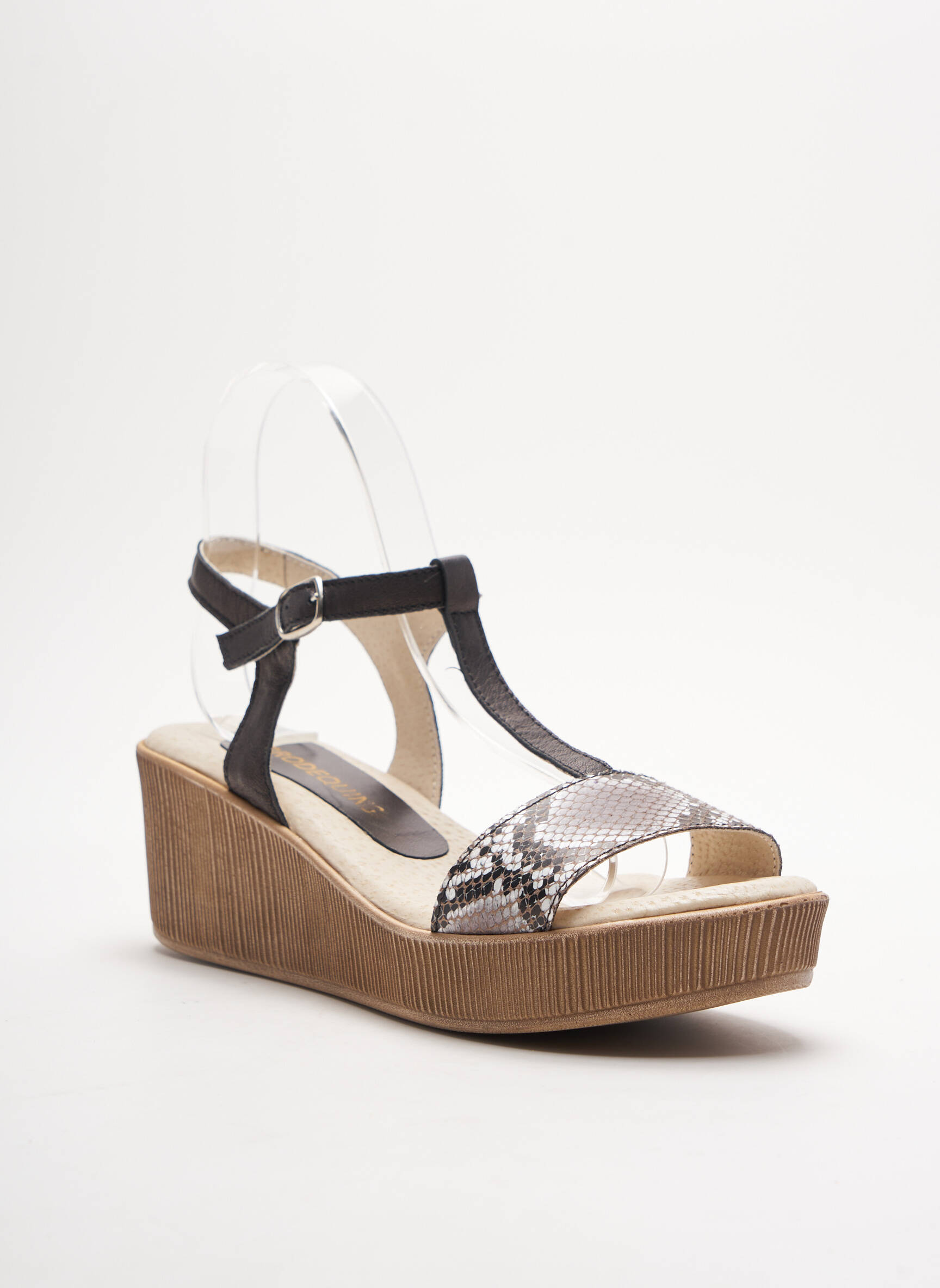 Brodequins Sandales Nu Pieds Femme couleur noir