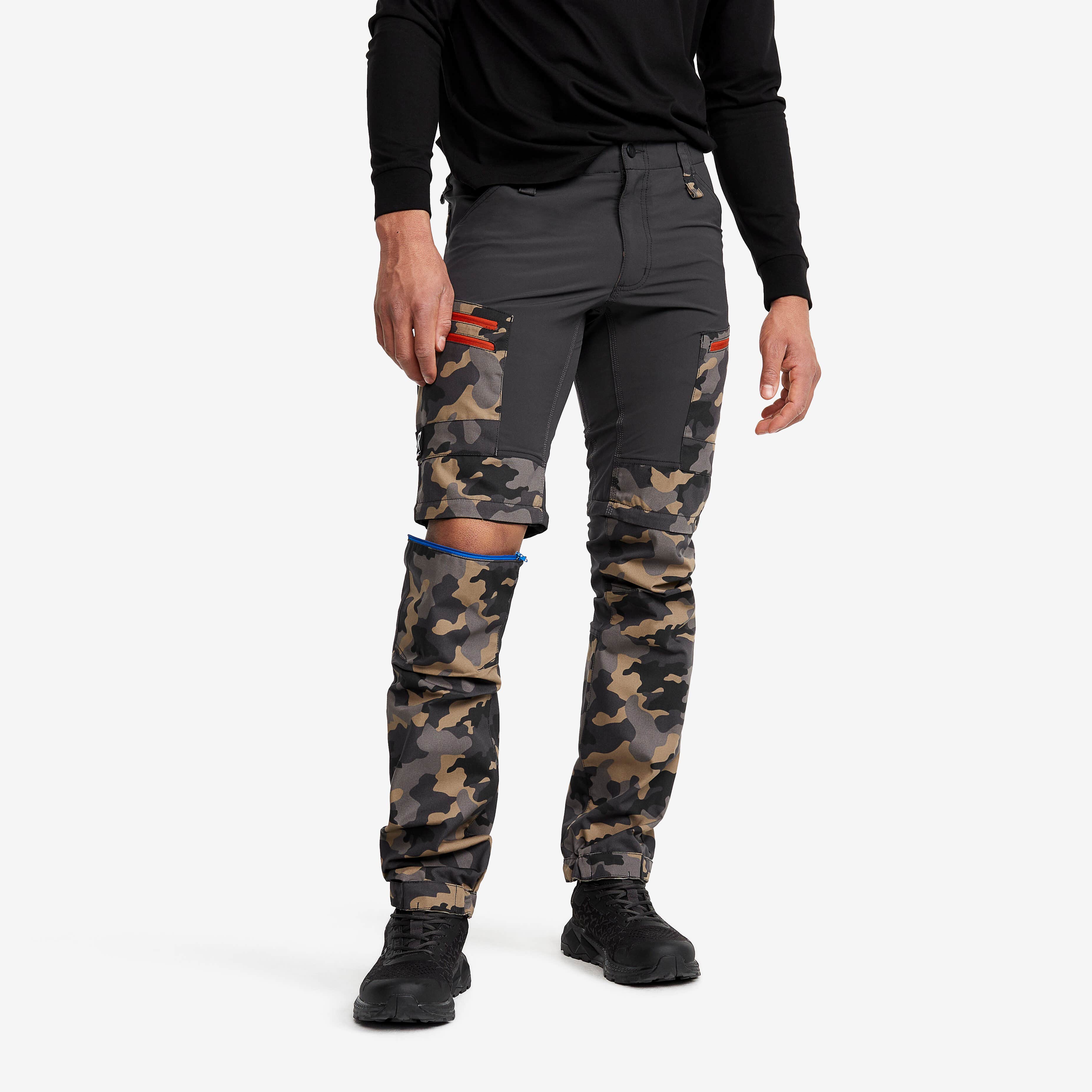 RVRC GP Pro Zip-off Pants Homme Khaki/Anthracite Camo