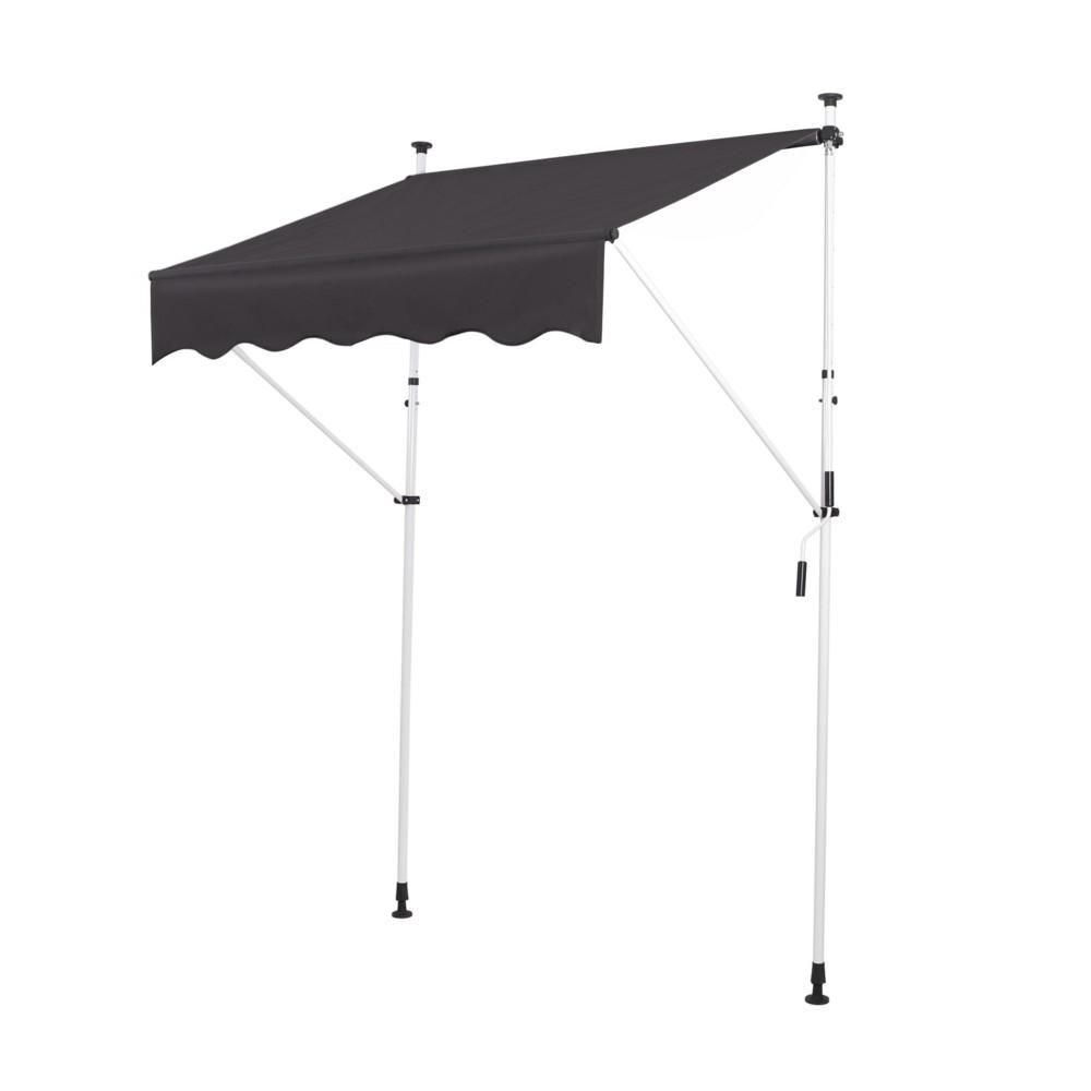 Never Indoor Terrassenmarkise 200 x 120 cm grau