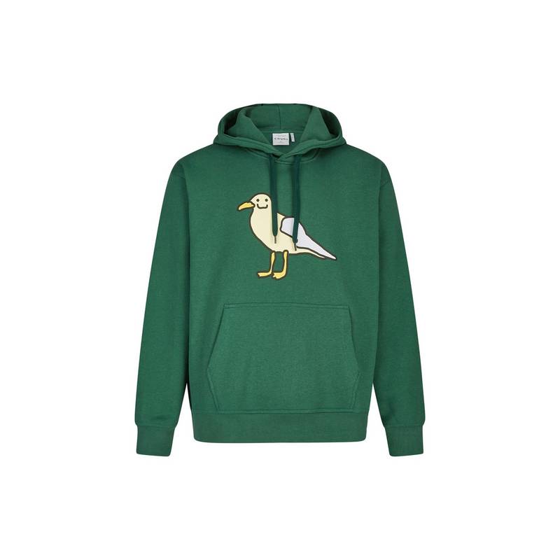 Cleptomanicx Smile Gull Hoodie Herren