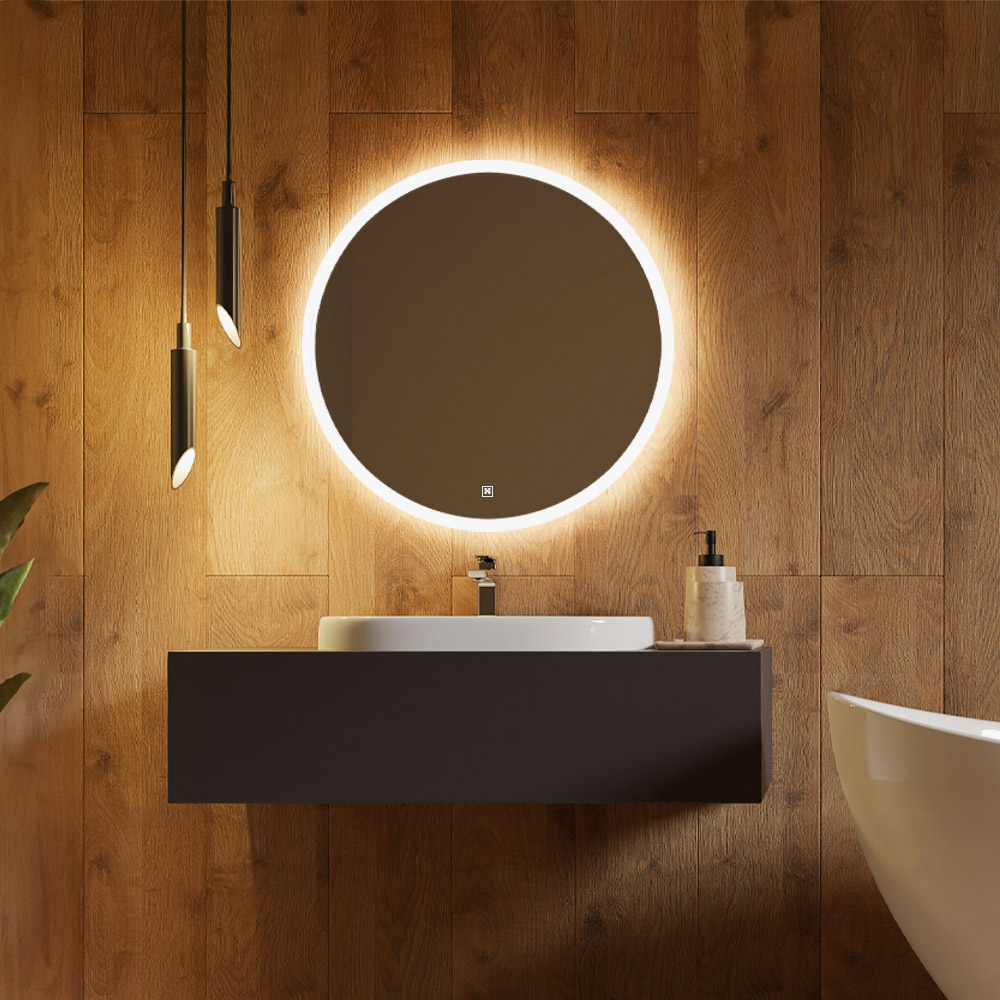 Home Deluxe LED-Spiegel Rund EMMI – 60 cm