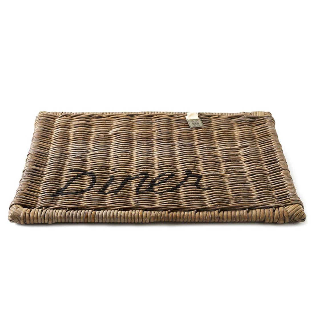 Rustic Ratt.Placemat Diner black