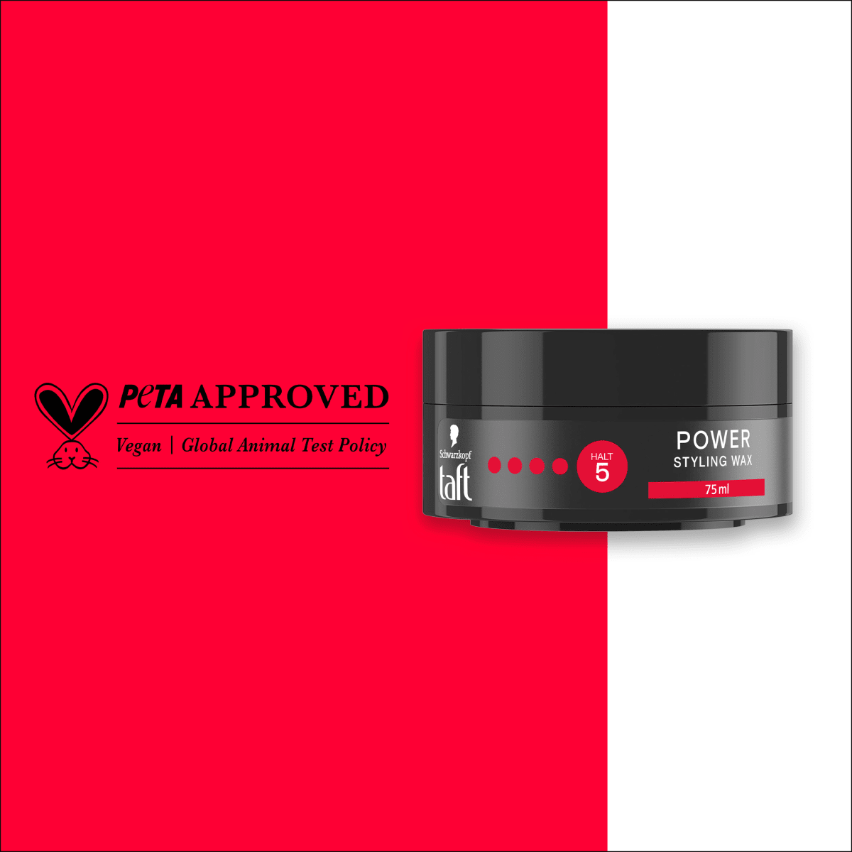 Haargel POWER Styling Wax Halt 5, 75 ml