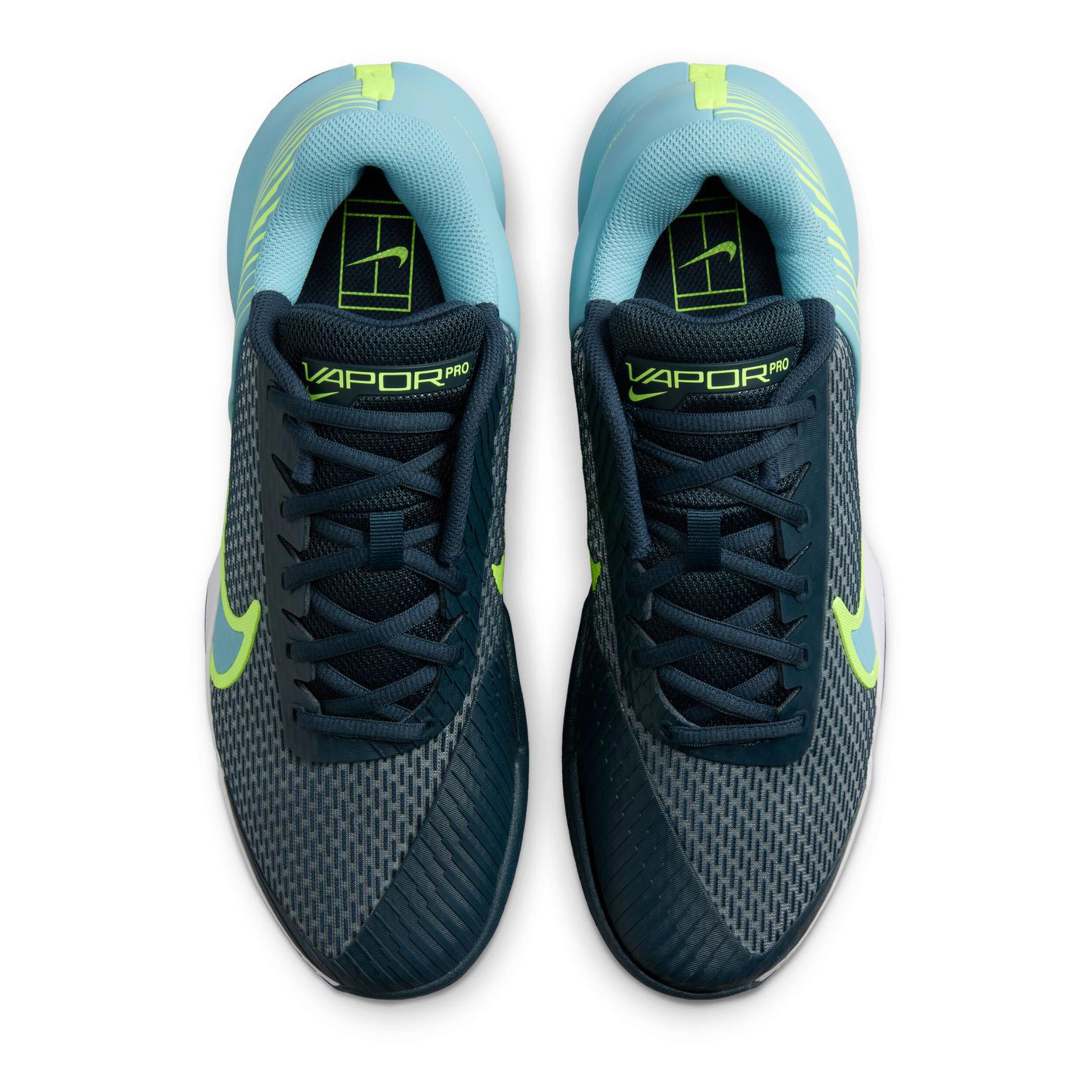 Air Zoom Vapor Pro 2 Allcourtschuh Herren - Dunkelblau, Türkis