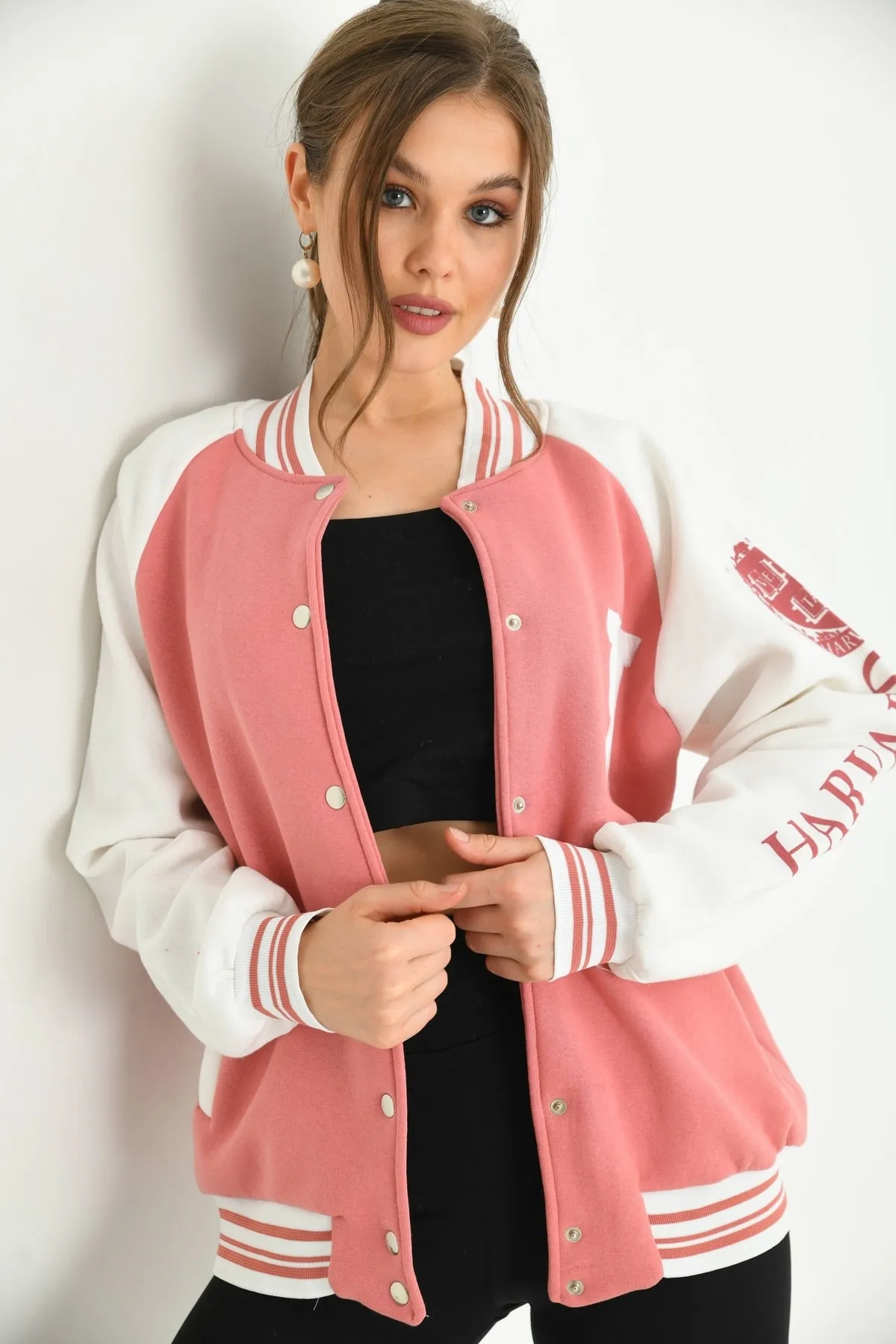VOLT CLOTHİNG  Bedruckte Collegejacke für Unisex
