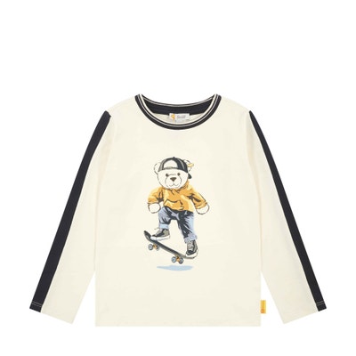 T-Shirt langarm, beige für Jungs