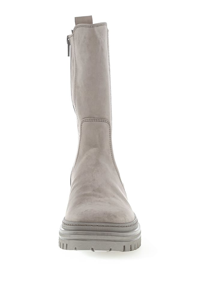 Gabor Leder-Stiefeletten in Beige günstig kaufen