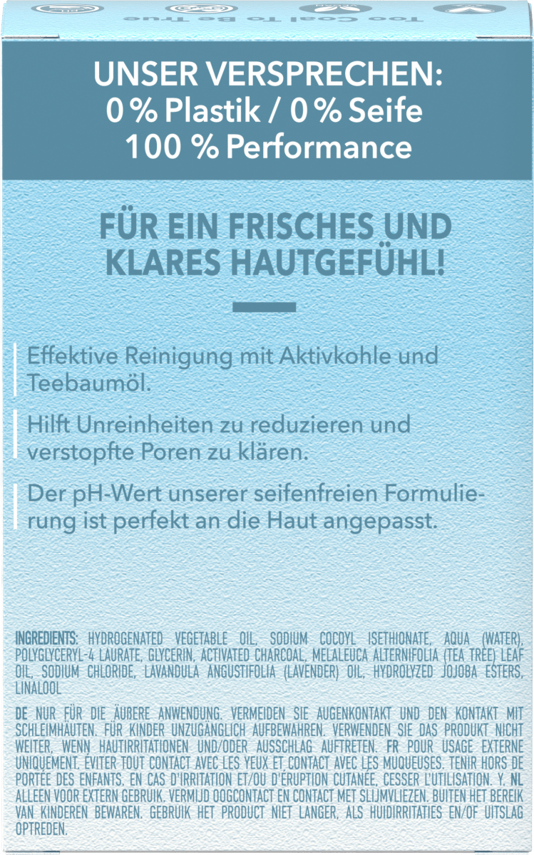 Feste Gesichtsreinigung Too Coal to Be True, 60 g