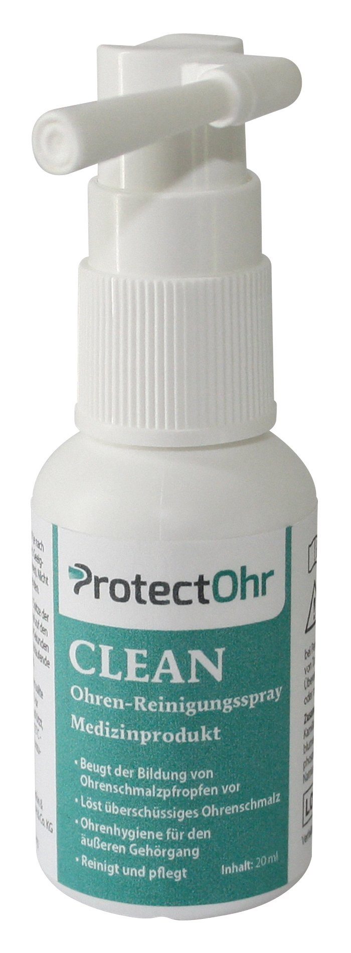 ProtectOhr Ohrenreiniger ProtectOhr - Ohrenspray Clean, zur Reinigung der Ohren, 20 ml, 1-tlg.