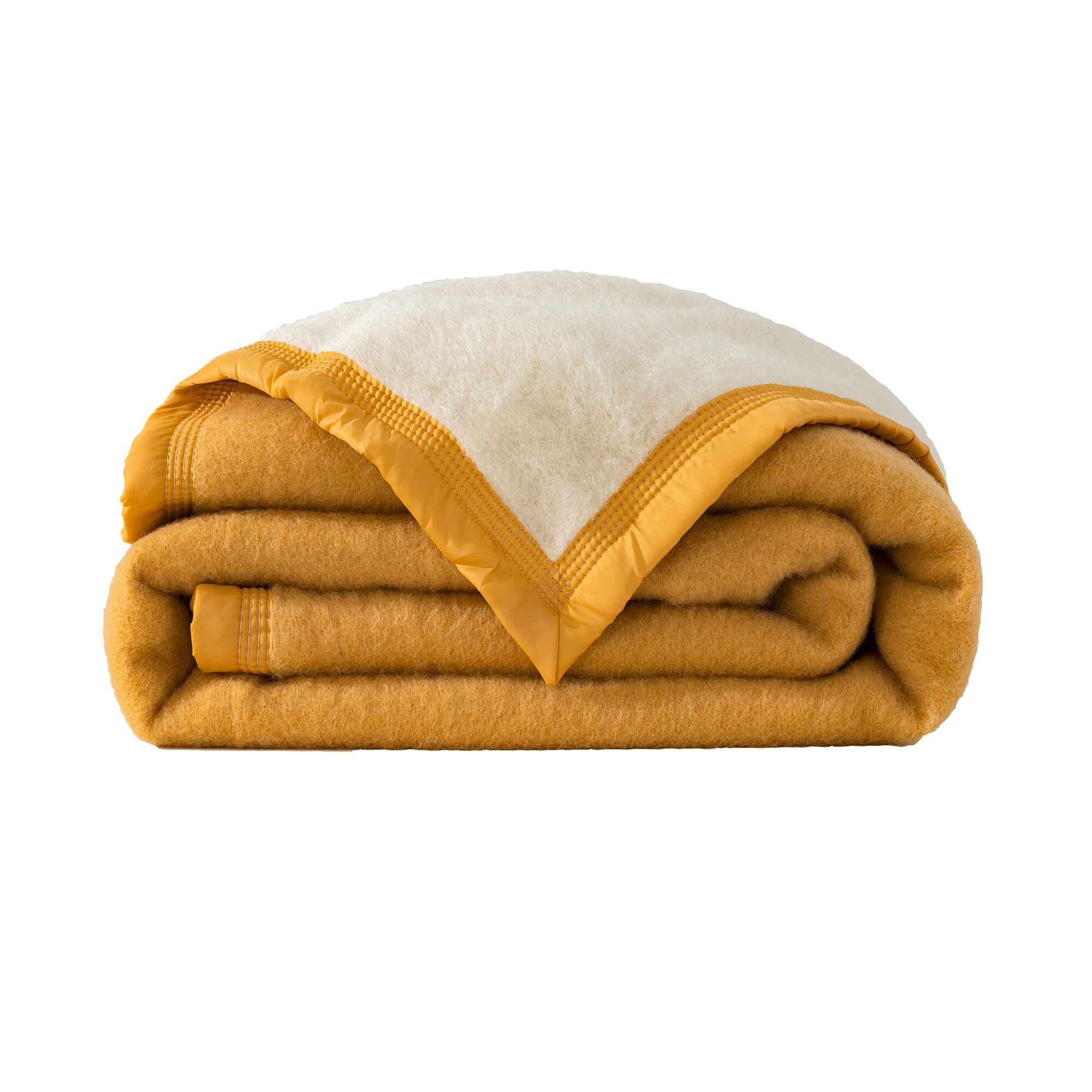 Couverture bicolore laine 600g/m2