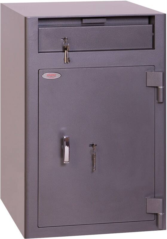 Phoenix Einwurftresor SS0998KD Grau 510 x 510 x 760 mm