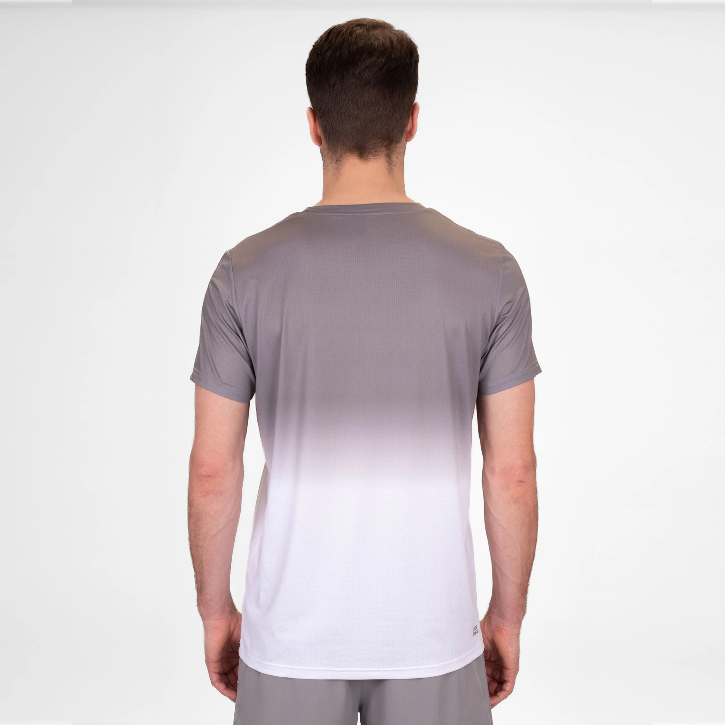 Crew Gradiant T-Shirt Herren - Grau, Weiß