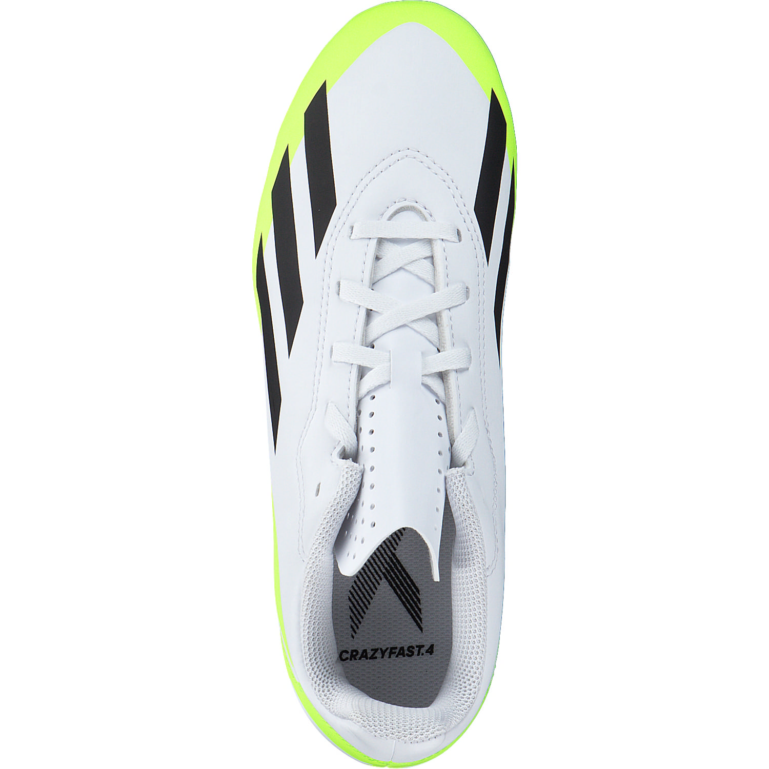 Adidas X Crazyfast 4 FxG J, Sportschuhe, Kinder, ftwr white/core black/lucid le