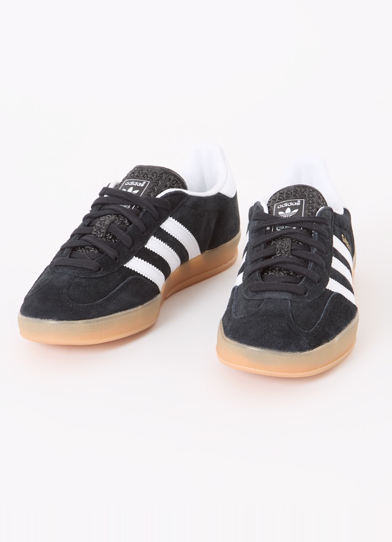 Baskets d'intérieur Adidas Gazelle en daim avec détails en cuir