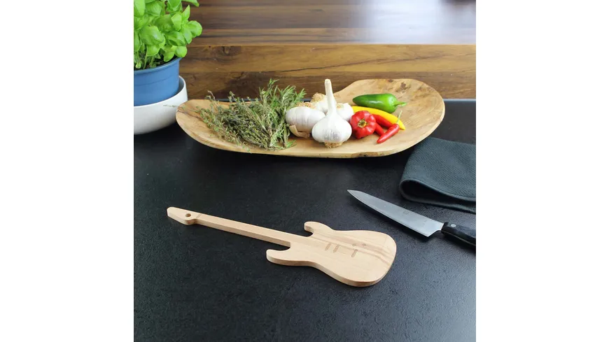 Winkee Pfannenwender & Mini Schneidebrett Gitarre
