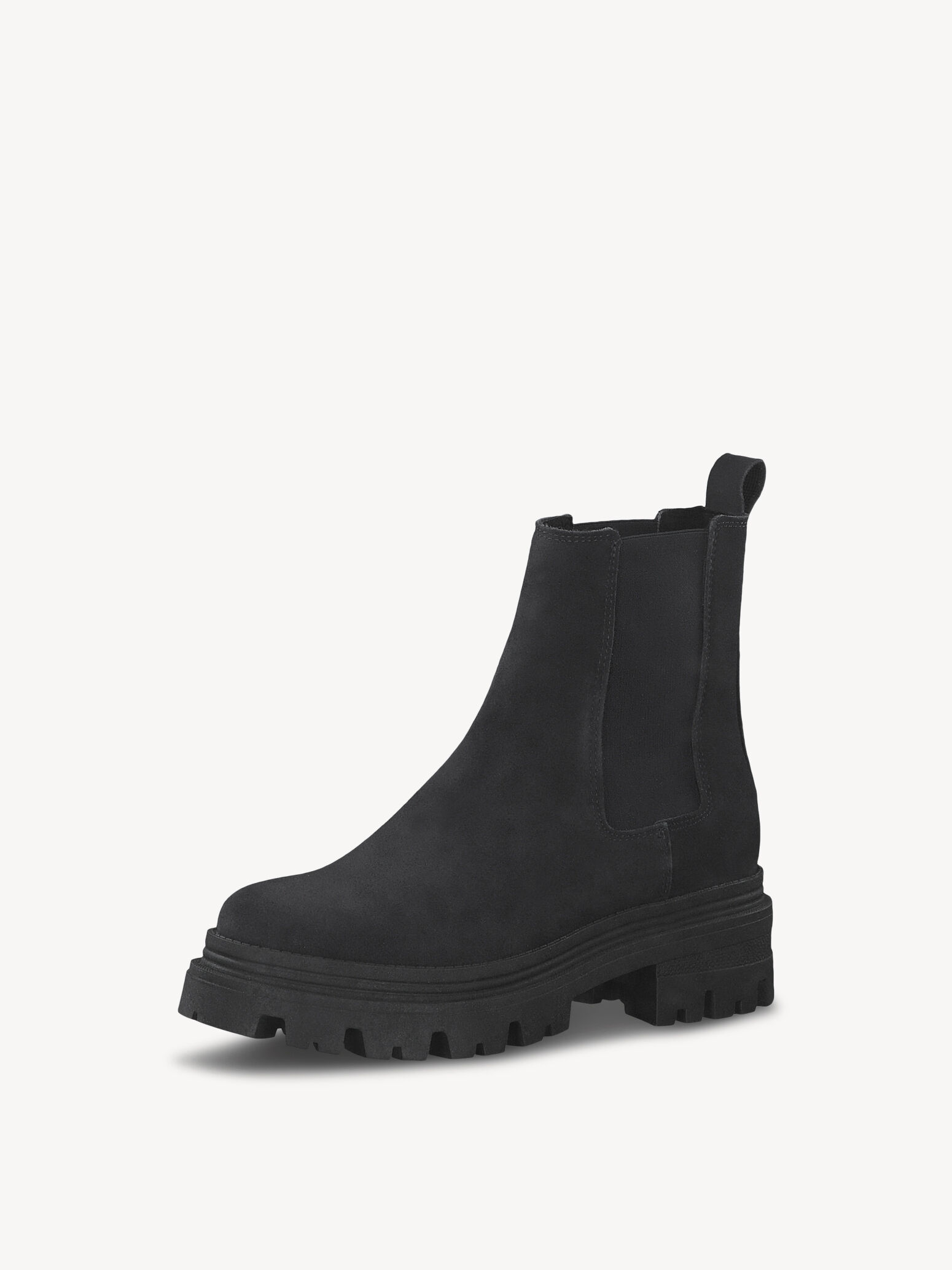 Bottine Chelsea en cuir - bleu