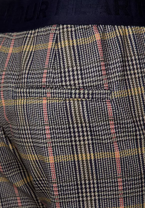 CECIL Casual Fit Hose in Glencheck