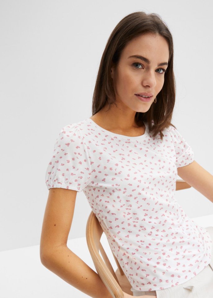 Shirt mit Puffärmel