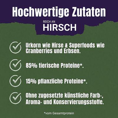 PURINA Adventuros Reich an Hirsch mit Urkorn