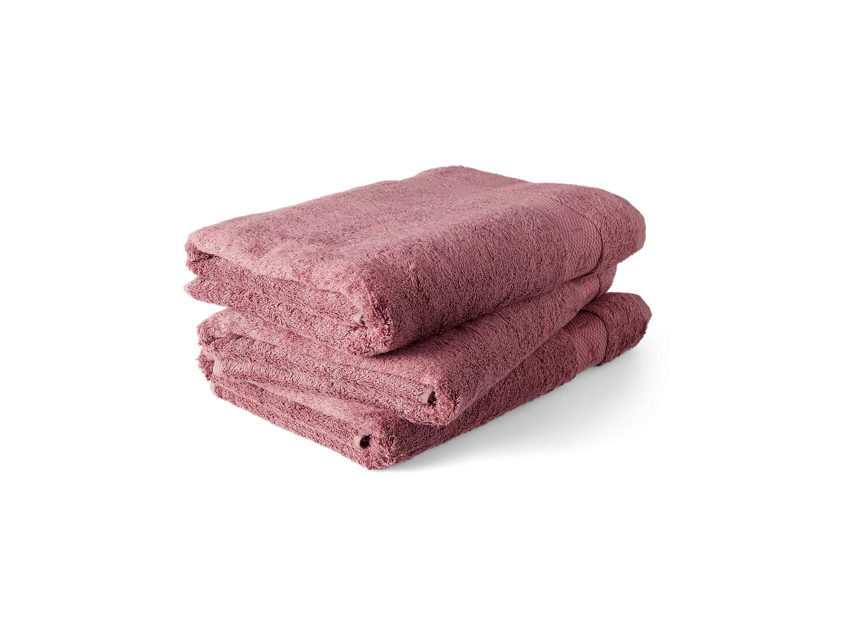Serviette de bain en coton ultra doux 70 x 140 cm rose poudré