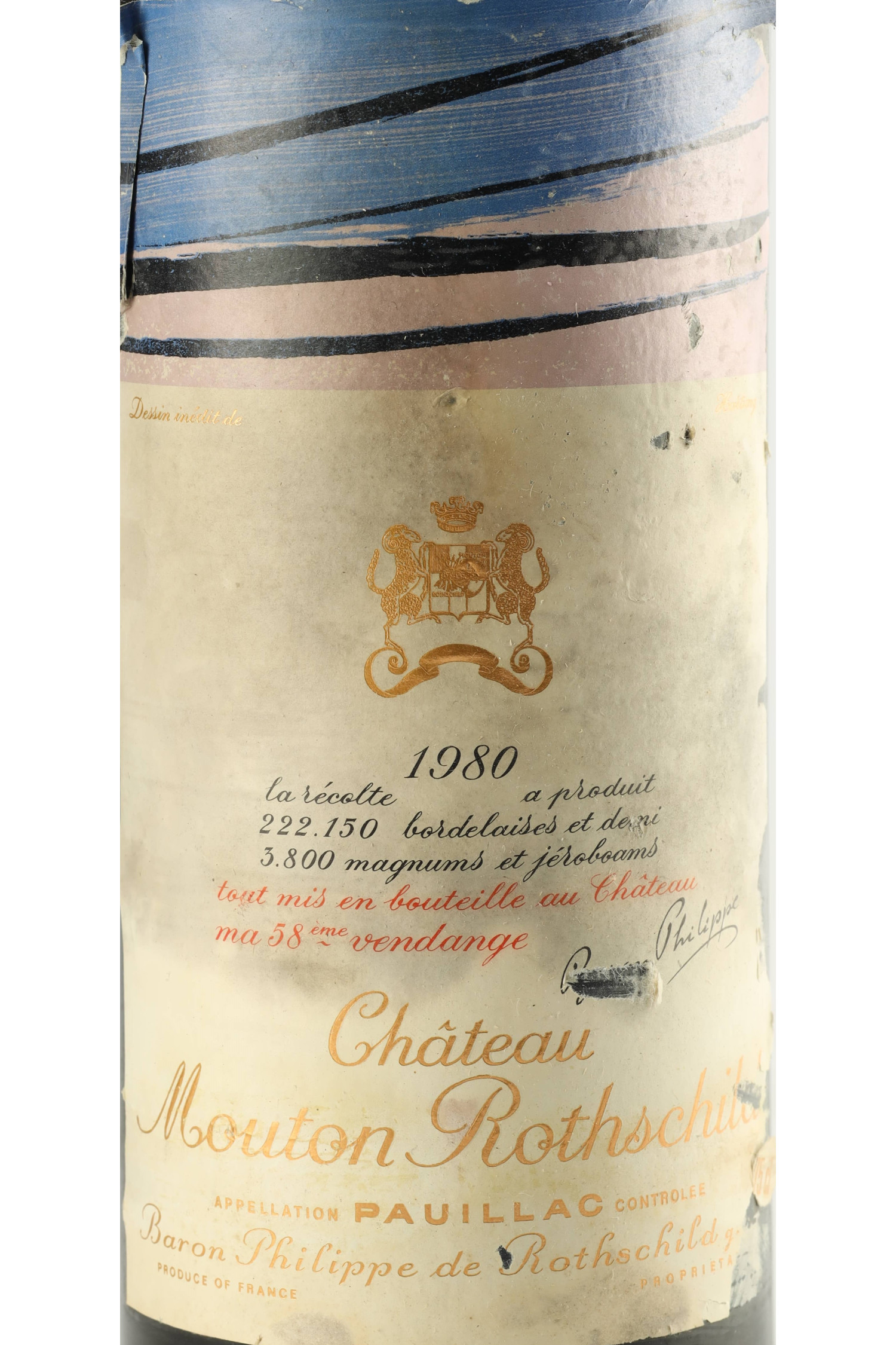 Château Mouton Rothschild 1980, Pauillac