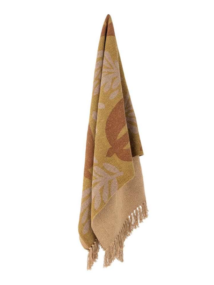 Bloomingville Decke LARK Gelb 130x160 cm günstig kaufen onesize