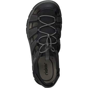 Rieker Sandale in schwarz