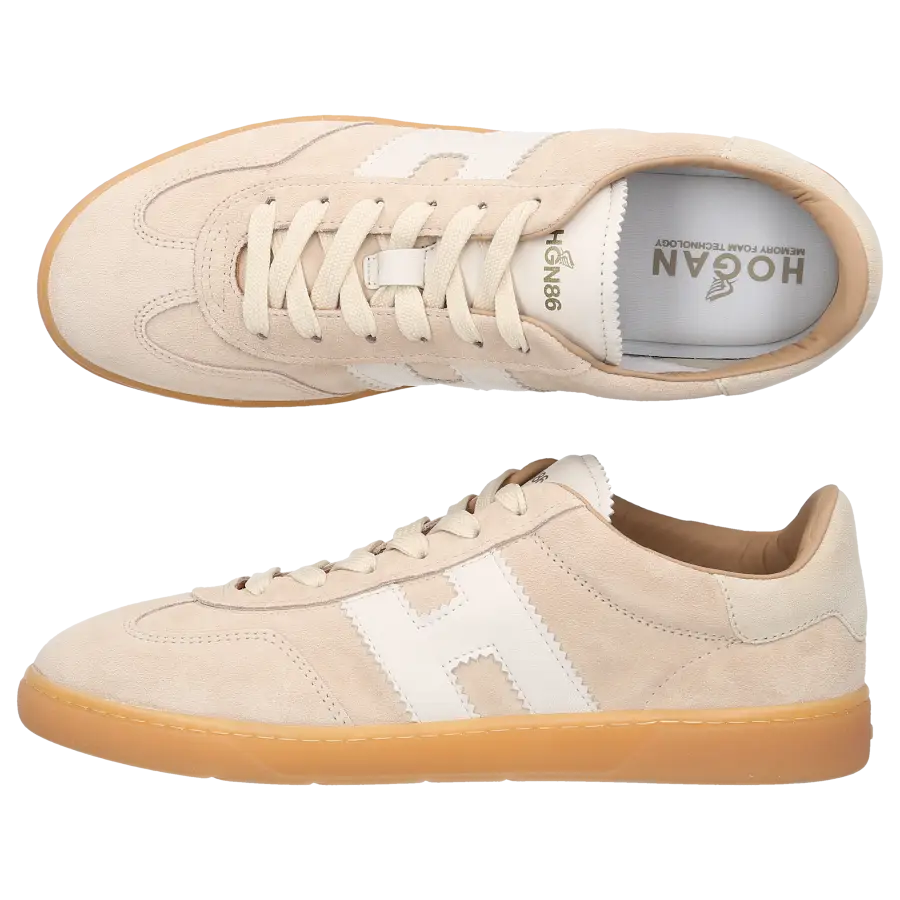 Hogan - Sneaker low COOL Veloursleder - beige