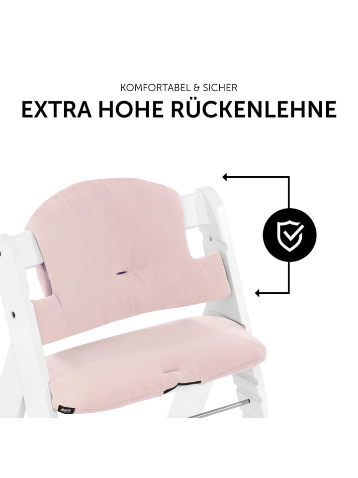 Hauck 5-tlg. Essbrett-Set für Alpha Plus - Click Tray   in weiss,rosa günstig kaufen onesize