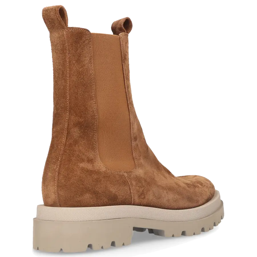 305 SOBE - Chelsea Boots SHAKIRA Veloursleder - braun