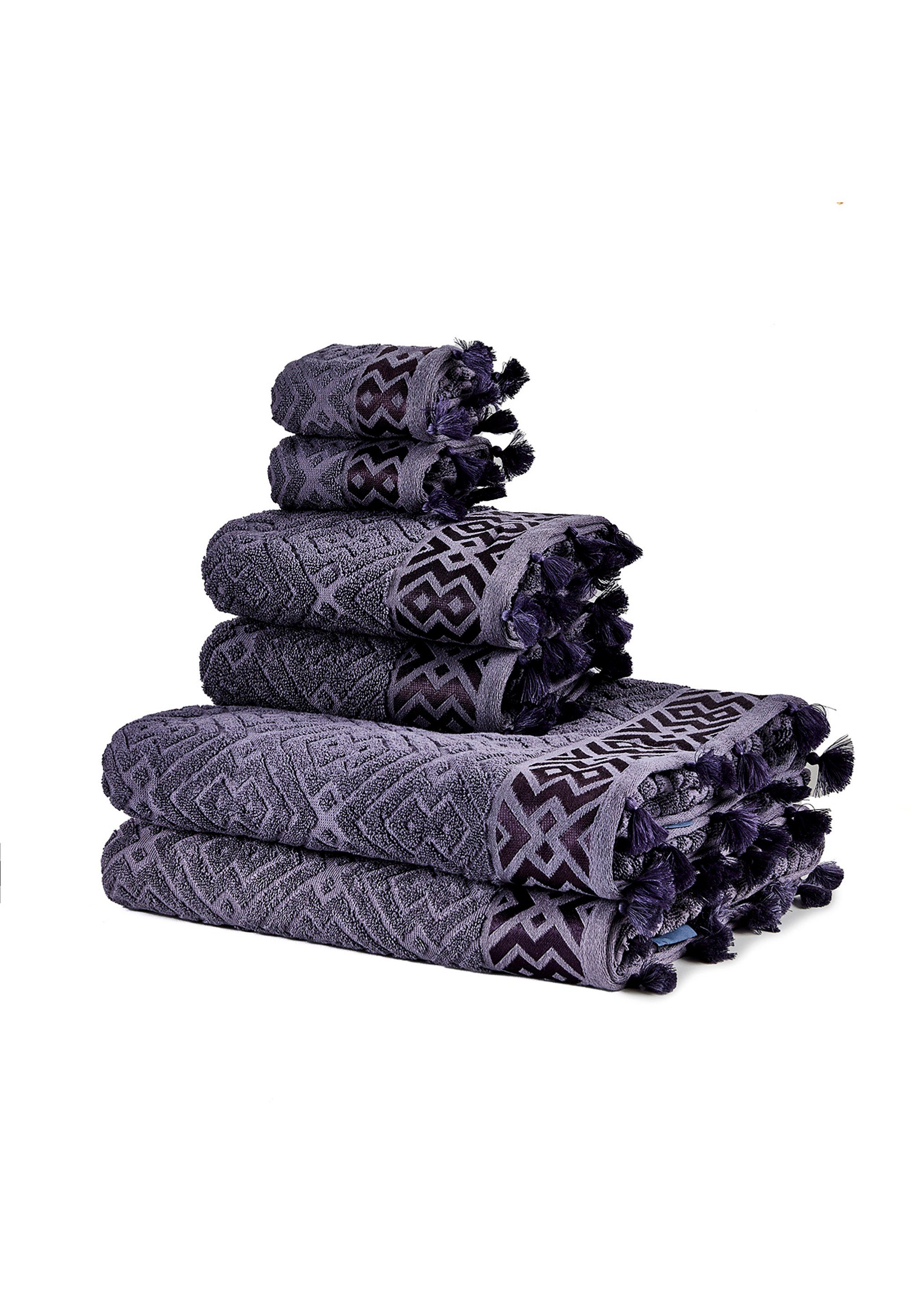 Bella Maison Handtuch Set Mosaic, Frottier, (6-tlg), aus sechs Teilen