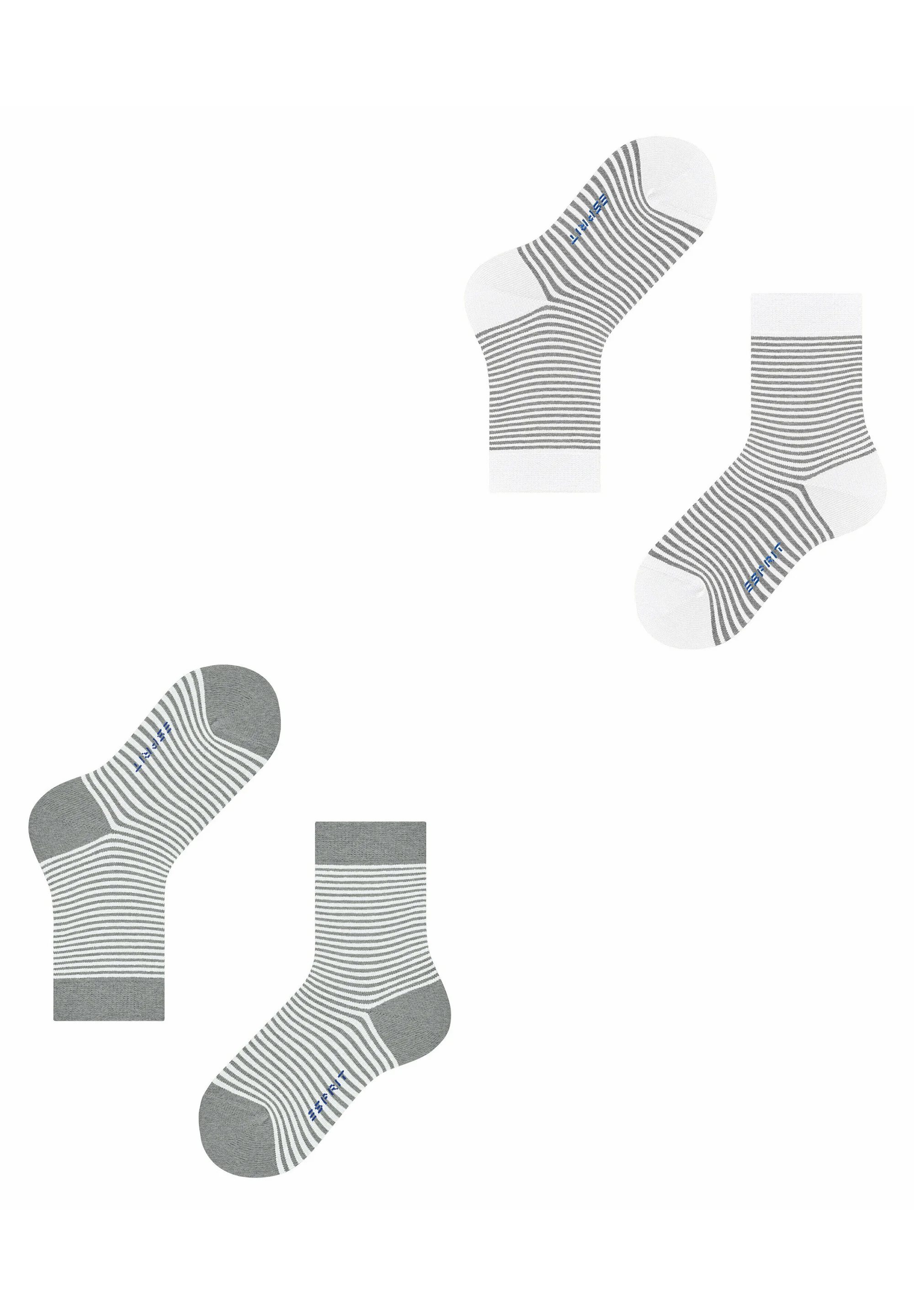 Esprit Fine Stripe - Pack de 2 calcetines con estampado