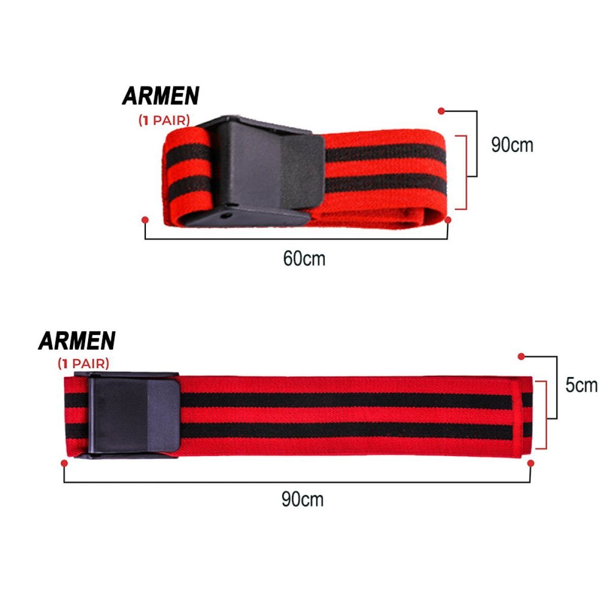 Juoungle Hantel-Set Occlusion Training Bands, Blood Flow Restriction Bands