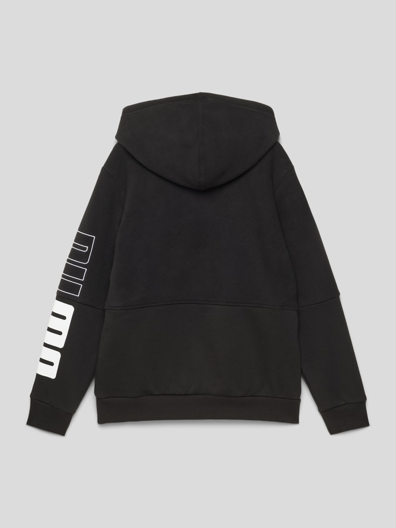 Hoodie mit Label-Stitching Modell 'PUMA POWER' in schwarz
