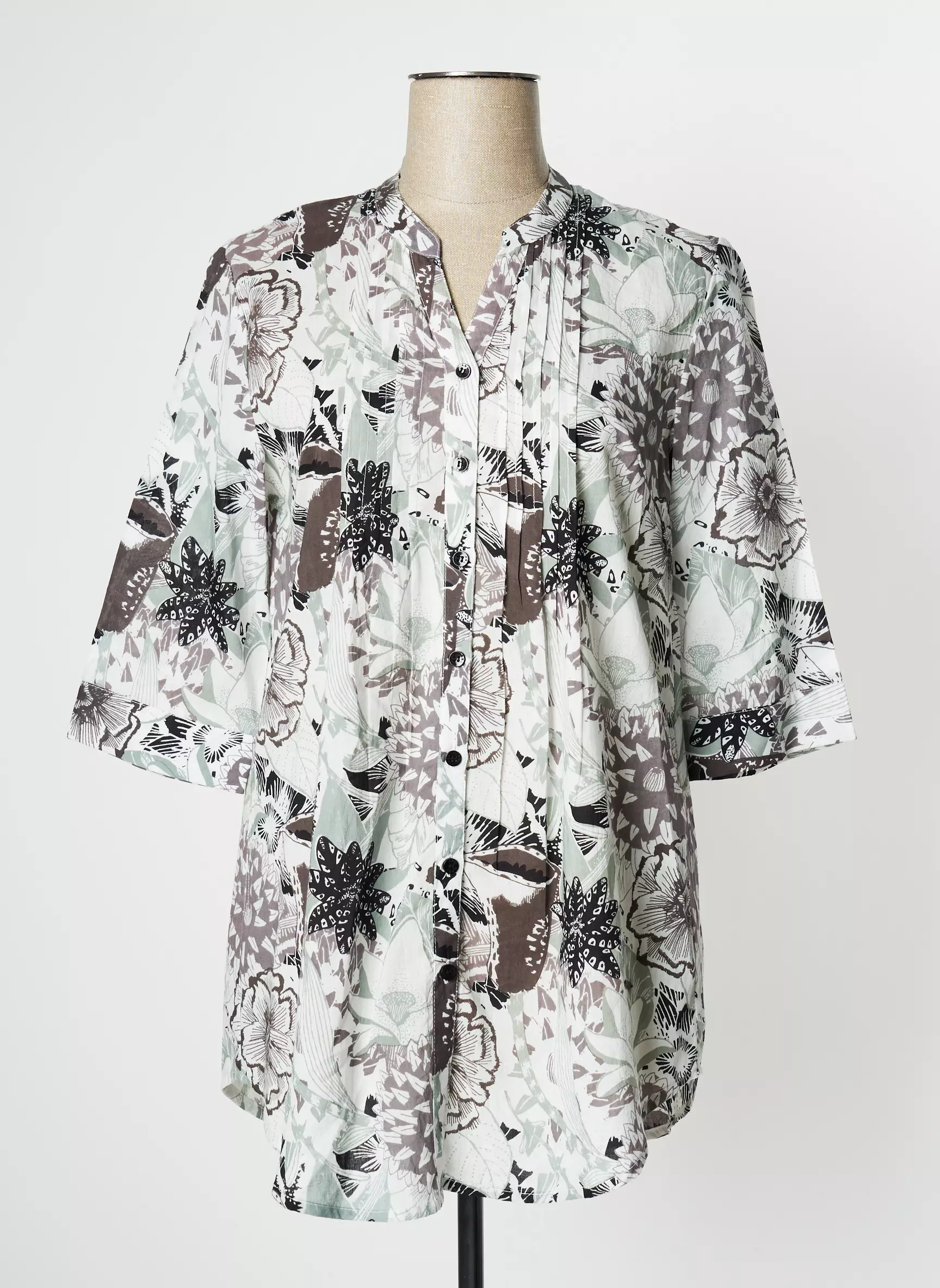 Agathe   Louise Tuniquemanchelongue Femme couleur gris