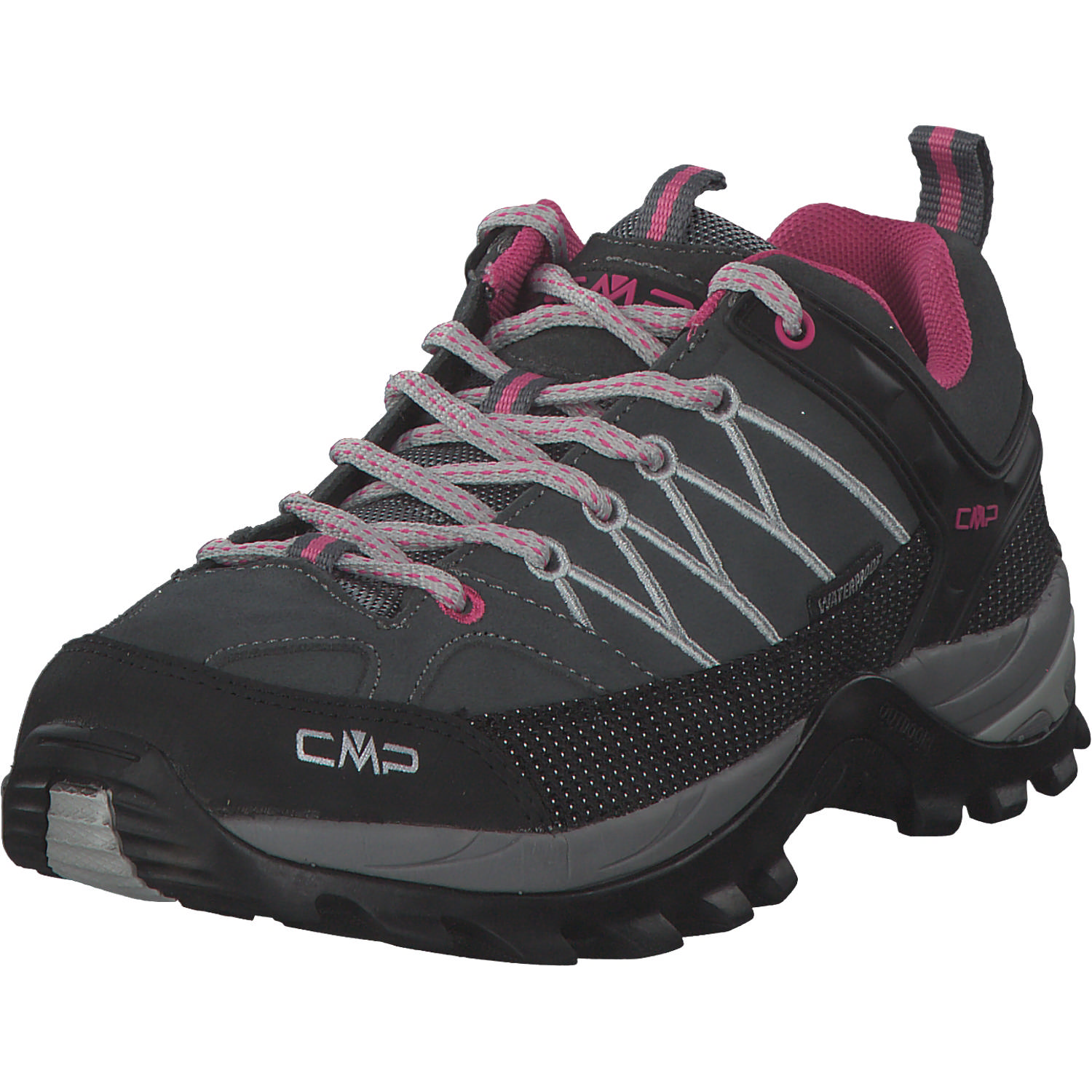 CMP Rigel Low 3Q13246, Trekkingschuhe, Damen, Grau/Pink