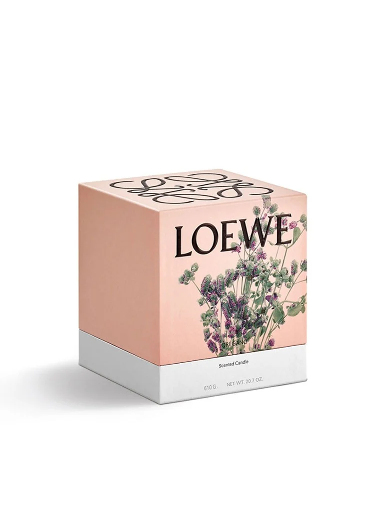 LOEWE vidēja lieluma oregano svece - aromātiskā svece 610 grami