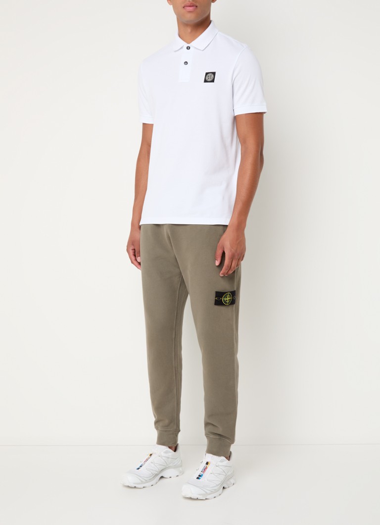 Πόλο μπλουζάκι Stone Island 2SC17 με λογότυπο, βαμβακερό, πικέ