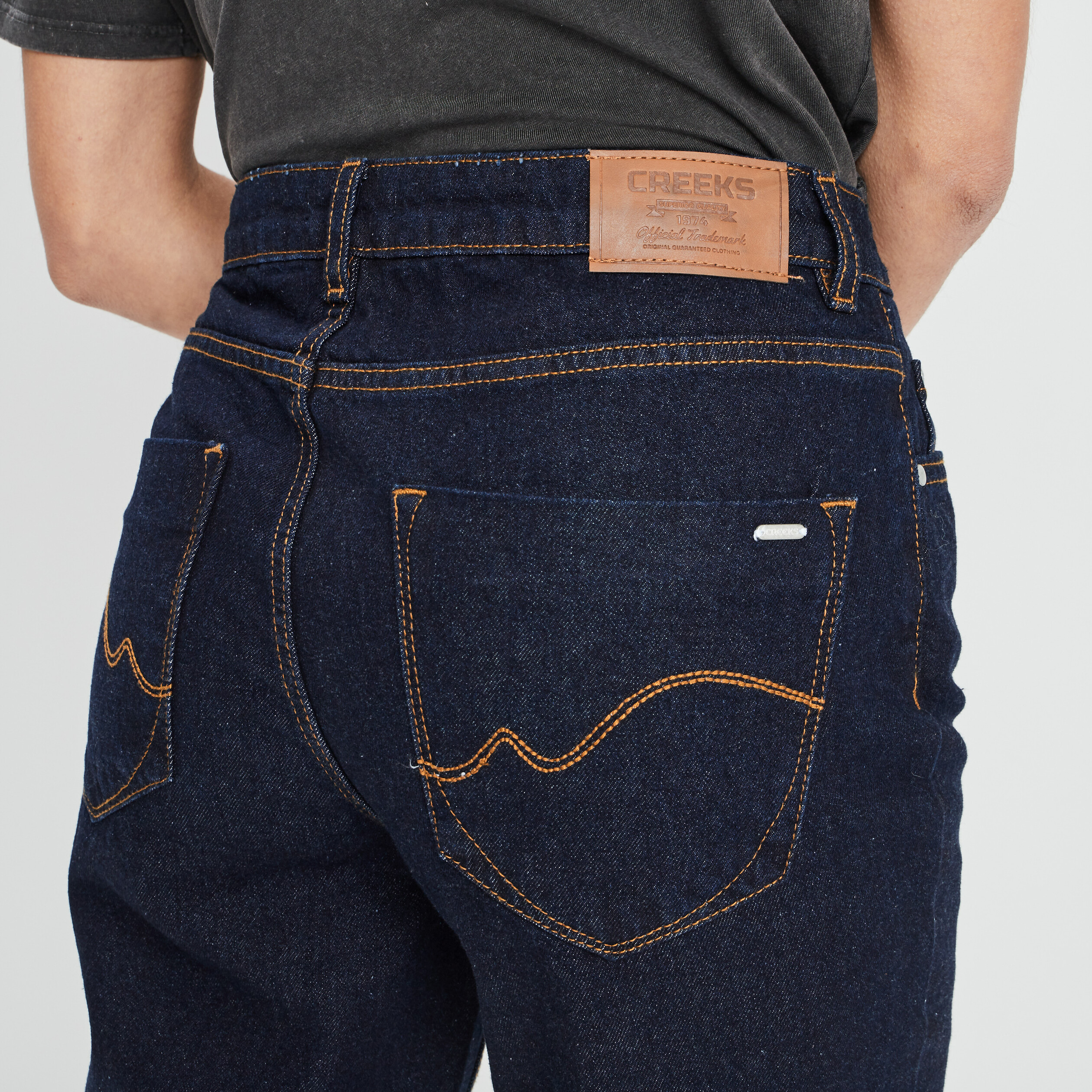 Jeans straight taille haute denim stone femme | La Halle