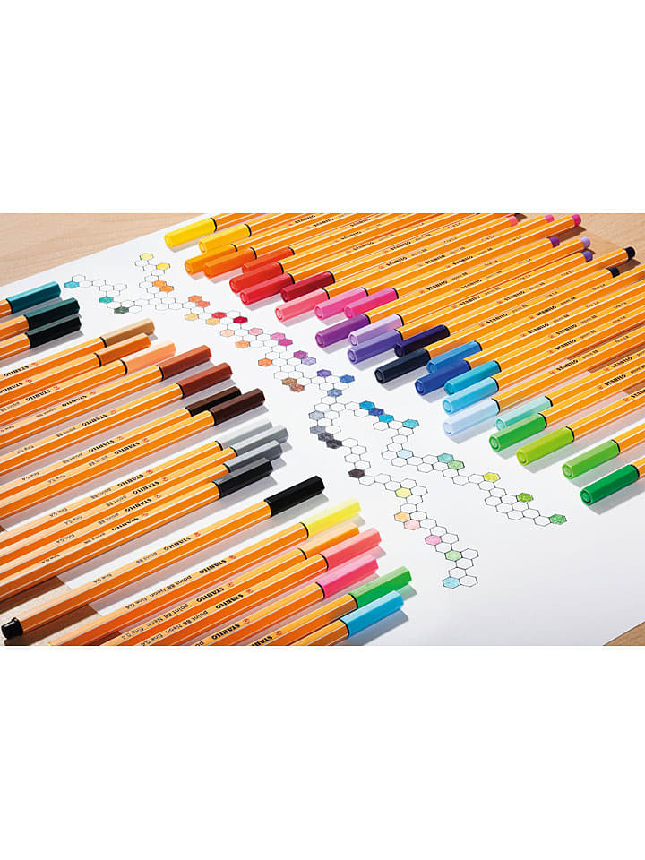 STABILO Fineliner ''STABILO point 88'' in Blau - 10 Stück günstig kaufen onesize