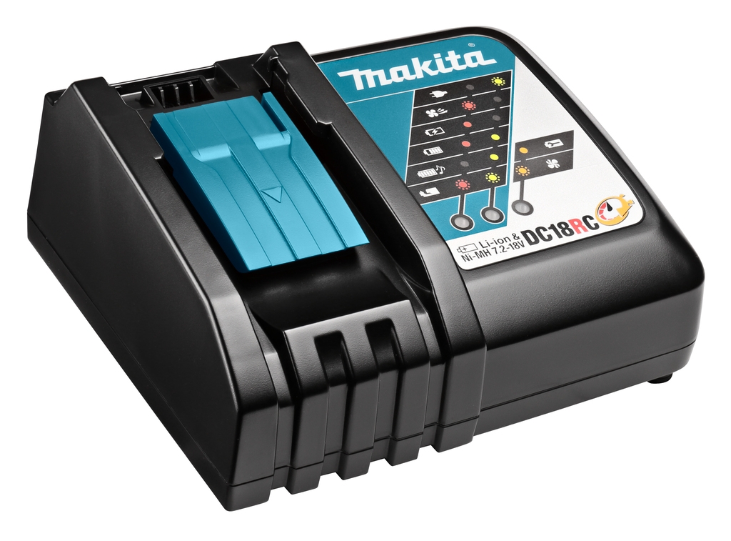 Makita Tillbehör 195584-2 DC18RC laddare 7,2-18 Volt Li-ion/Ni-Cd/Ni-MH