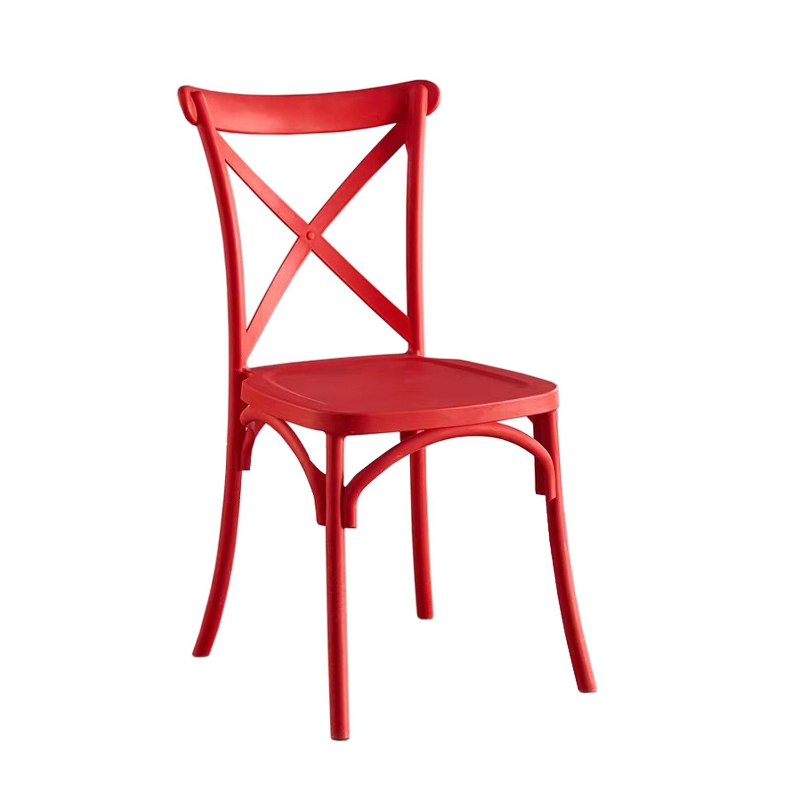 HTI-Living Stapelstuhl Stuhl Bryne Rot 20 er Set (Set, 20 St), Stapelstuhl Bistrostuhl Esszimmerstuhl Küchenstuhl Gartenstuhl