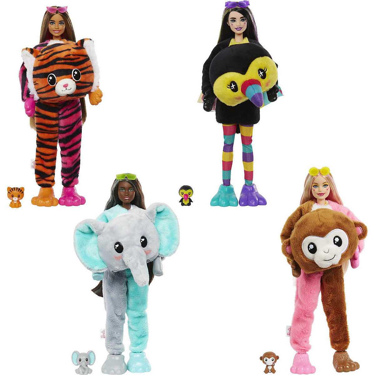 Cutie Reveal Barbie Jungle Series - Toucan