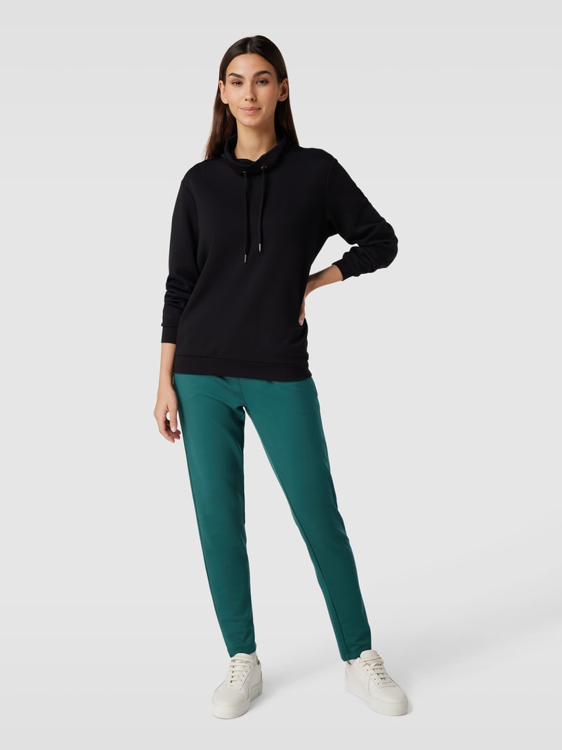 Sweatpants mit elastischem Bund Modell 'BANU' in smaragdgrün