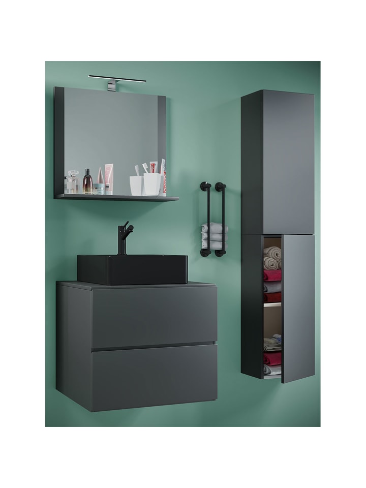 ebuy24 Badmöbelset LendasLBL anthrazit anthrazit 94 x 52 cm günstig kaufen onesize