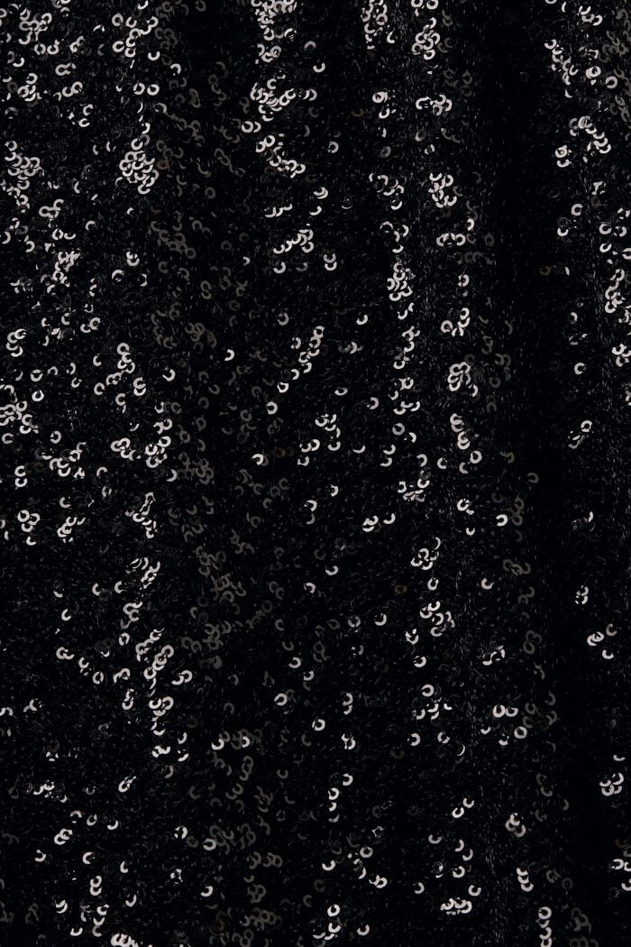 Ärmelloses Neckholder-Midikleid mit Pailletten