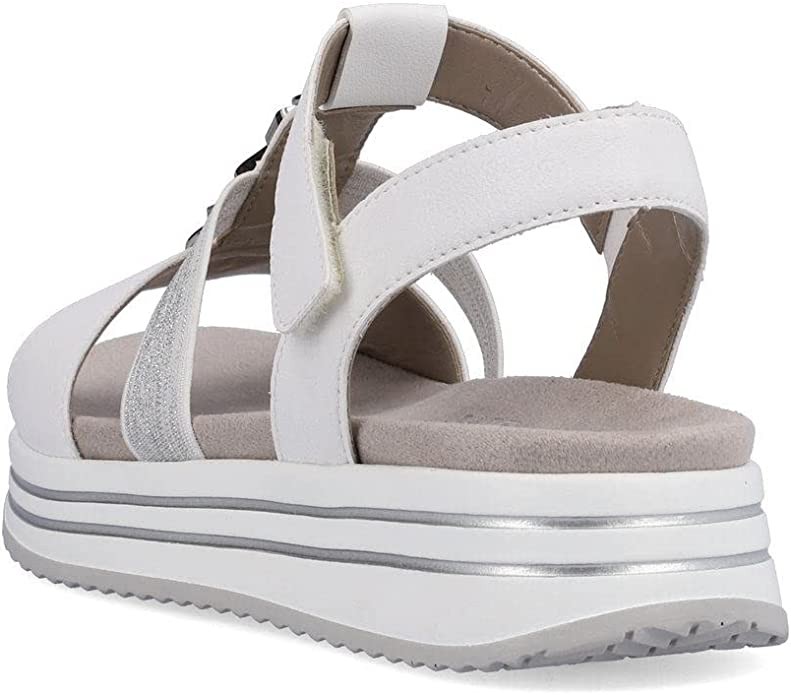 REMONTE Klassische Sandalen weiss