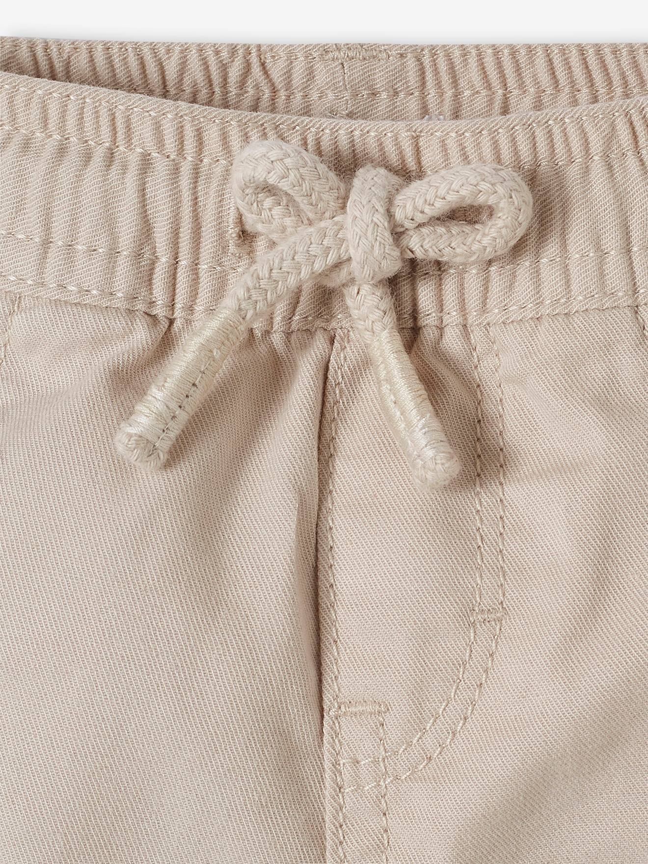 Vertbaudet Jungen Baby Shorts mit Dehnbund Oeko-Tex - camelfarben