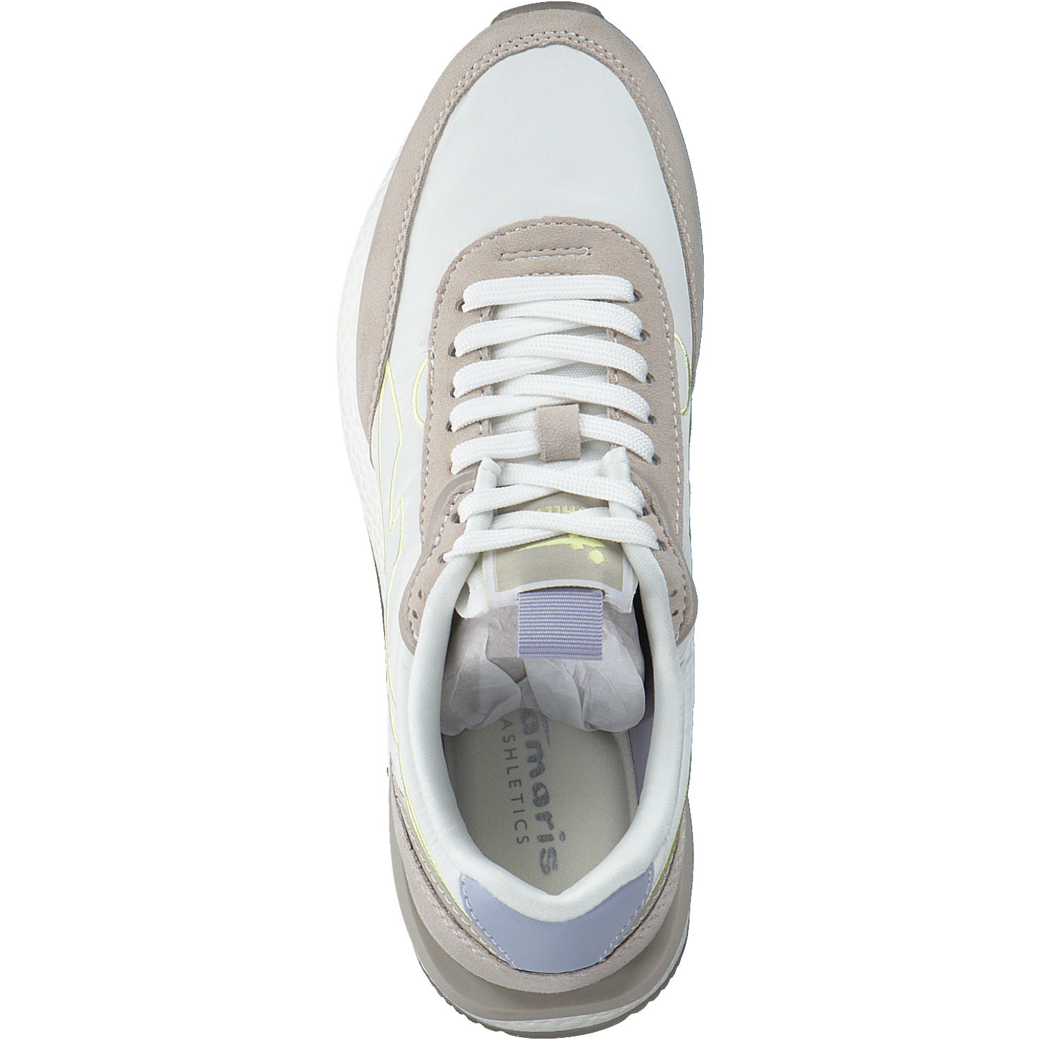 Tamaris 23777, Sneakers Low, Damen, Weiß