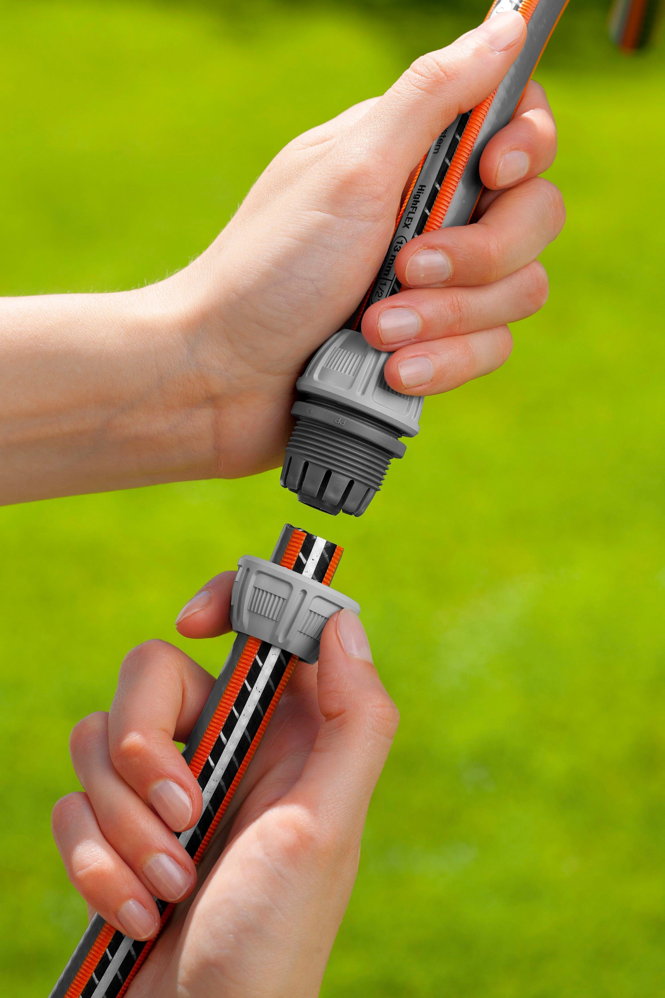 GARDENA Schlauchverbinder Reparator, 18232-20, für 13 mm (1/2)- und 15 mm (5/8)-Schläuche